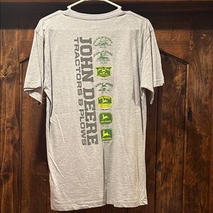 John Deere Light Gray Graphic T-Shirt